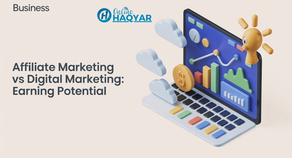 Affiliate Marketing vs Digital Marketing: Earning Potential, Digital Marketing vs Affiliate Marketing,