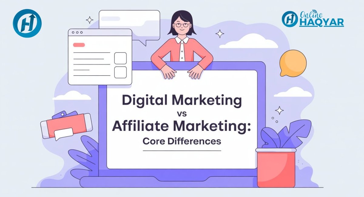Digital Marketing vs Affiliate Marketing: Core Differences, Digital Marketing vs Affiliate Marketing,