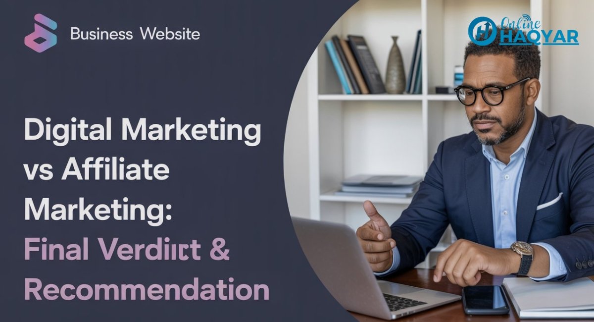 Digital Marketing vs Affiliate Marketing: Final Verdict & Recommendation, Digital Marketing vs Affiliate Marketing,